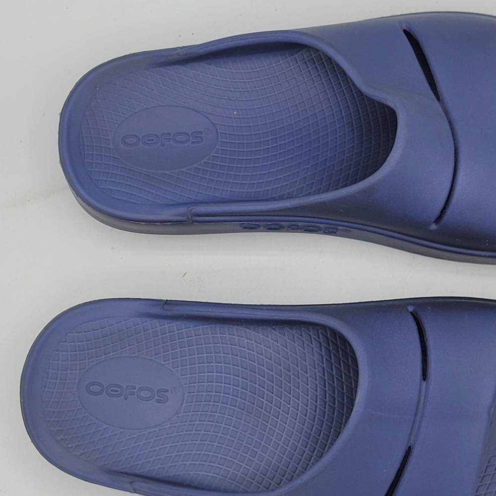 Oofoos Ooahh Purple Slides Size 7 In Women 5 In Mens - Picture 8 of 16